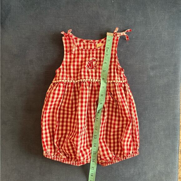 WSU plaid romper - Picture 4 of 6
